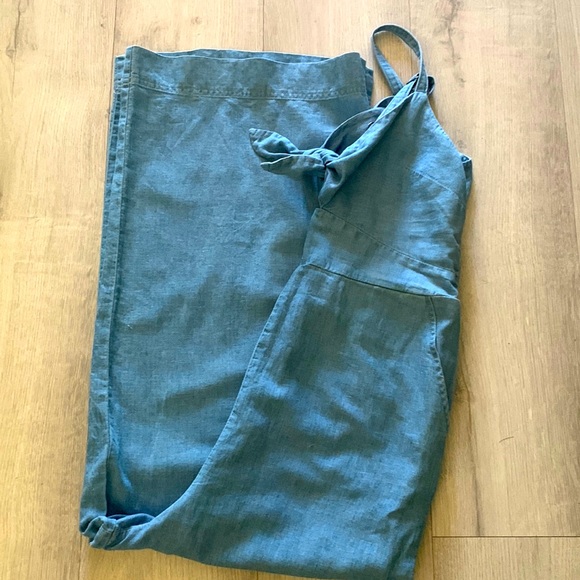 Splendid Luau Tie Front Jumpsuit - Picture 6 of 8